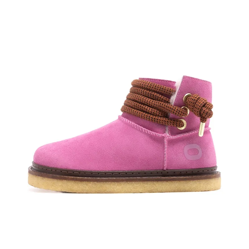 OETZI Snow Boots Women's Rose Red-0