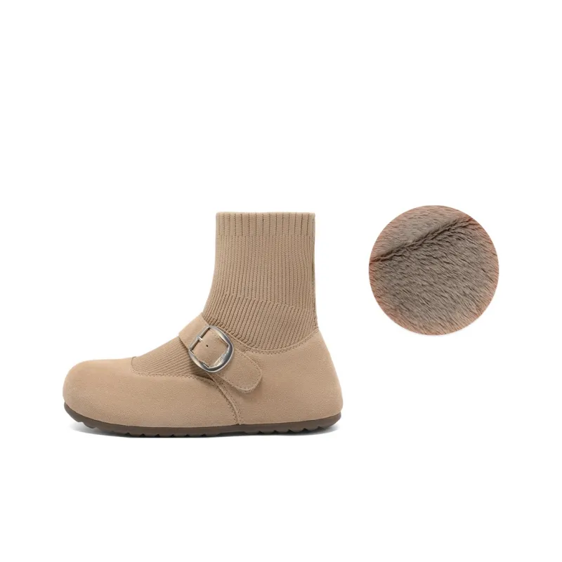 BELLE Ankle Boots 3cm Women's Gray-16