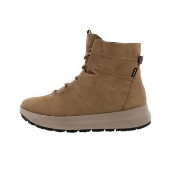 Ecco Slip Resistant Short Mid Calf Outdoor Boots Women's Brown