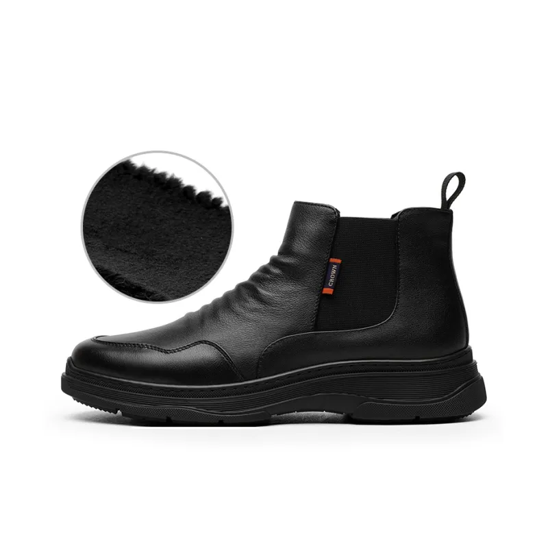 CROWN Chelsea Boots Men's Black-0