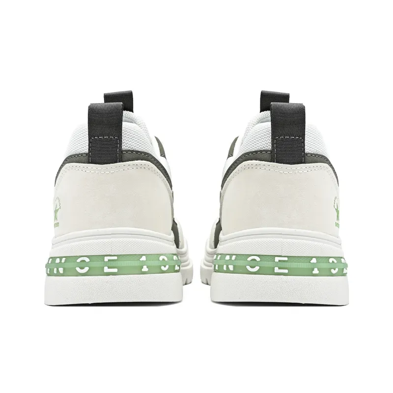 Binary Ankle Boots Low Top Men's White Green-4