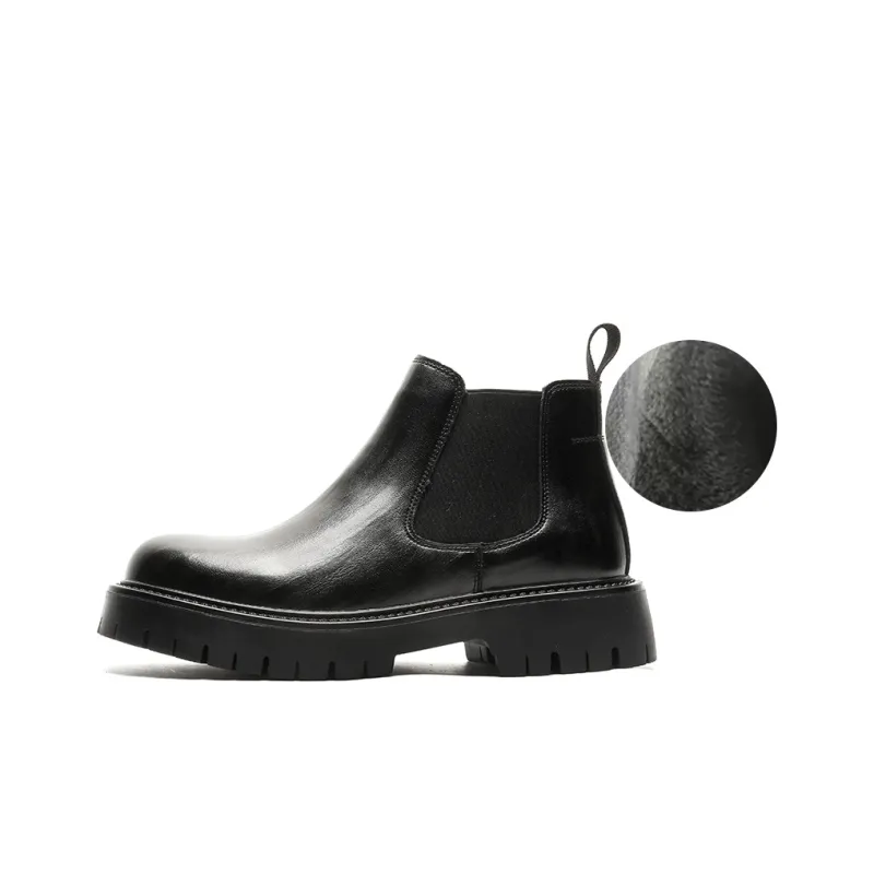 WEISHIBANGWEI Short Chelsea Boots Men's-19