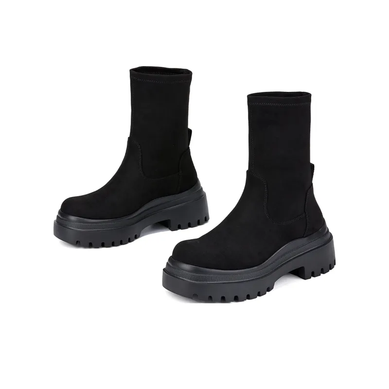 ST&SAT Ankle Boots 7cm Women's Black-3