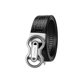 CATELLES Top Grain Cow Leather Leather Belts Men's 3.5cm