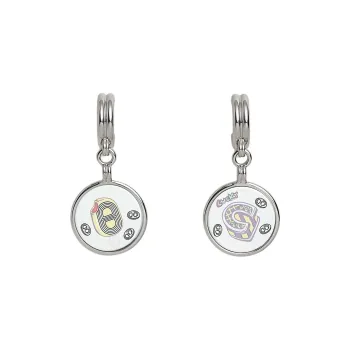 HERMES Enamel Earrings Women's Jasmine Color