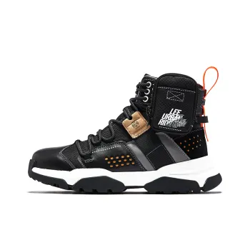 Lee Warm And Wear-Resistant Short Outdoor Boots Men's Black