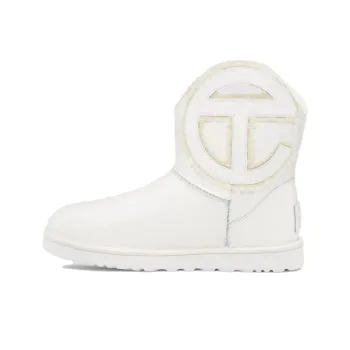 UGG X Telfar Logo Mini Crinkle White