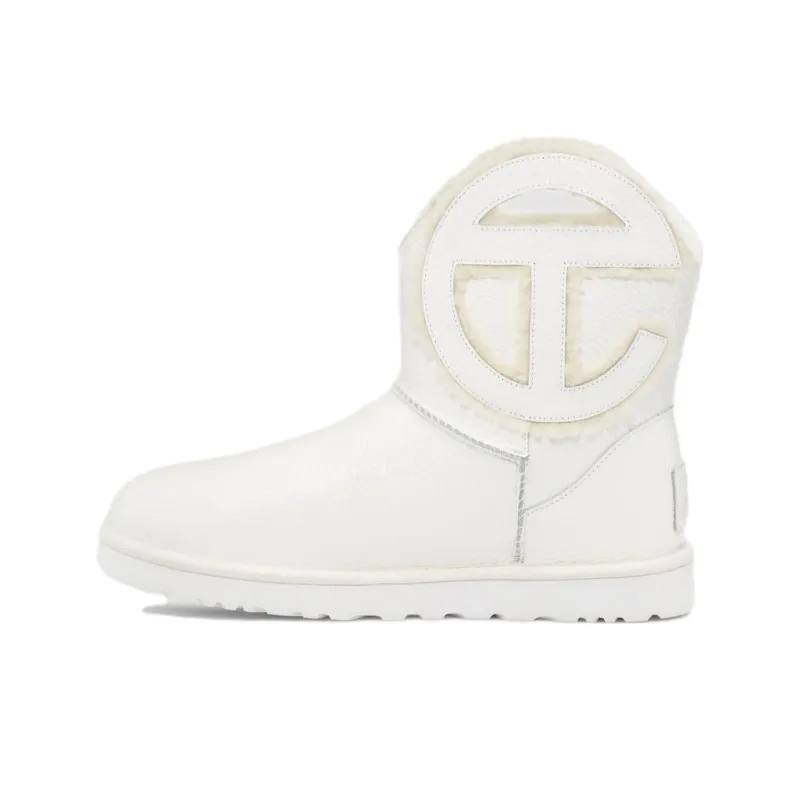 UGG X Telfar Logo Mini Crinkle White-0