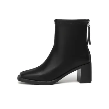 Jin Baichuan Ankle Boots 5cm Women's
