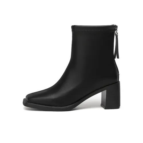 Jin Baichuan Ankle Boots 5cm Women's