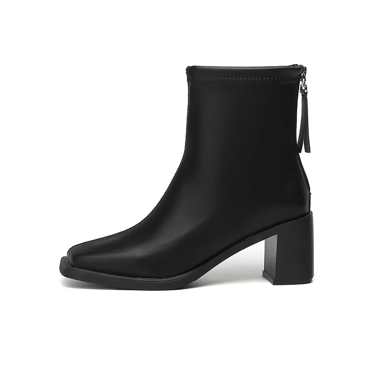Jin Baichuan Ankle Boots 5cm Women's-0
