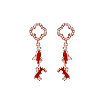 ZUOHUO S925 Silver Earrings Women's