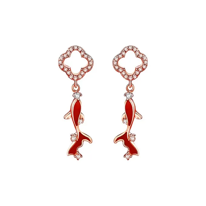 ZUOHUO S925 Silver Earrings Women's-0