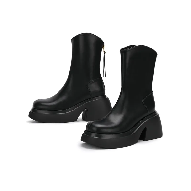 SATURDAY MODE Ankle Boots 8cm Unisex-2
