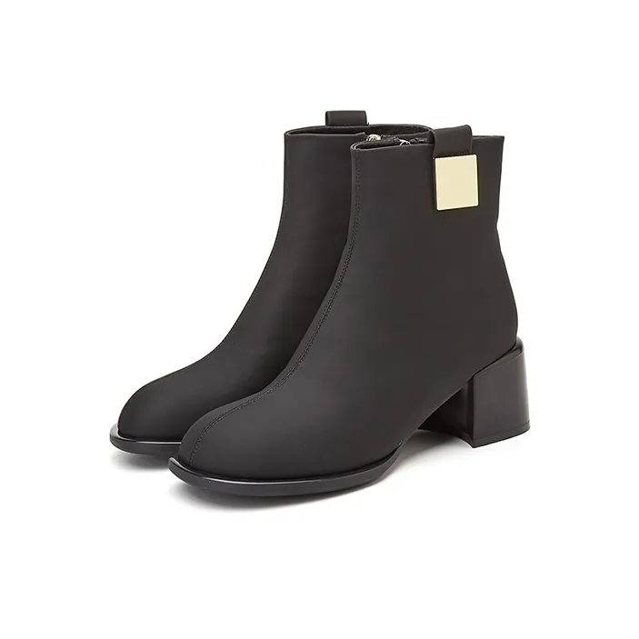 DAPHNE Ankle Boots Women's Black/Green-2