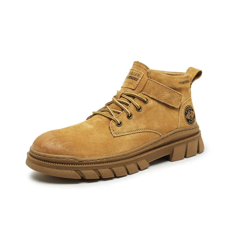 Eminu Martin Boots Men Yellow-5