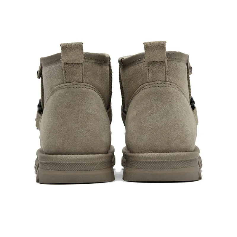 HLA Snow Boots Men Black/Sand-3
