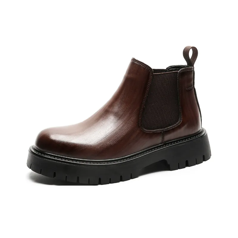 WEISHIBANGWEI Short Chelsea Boots Men's-9