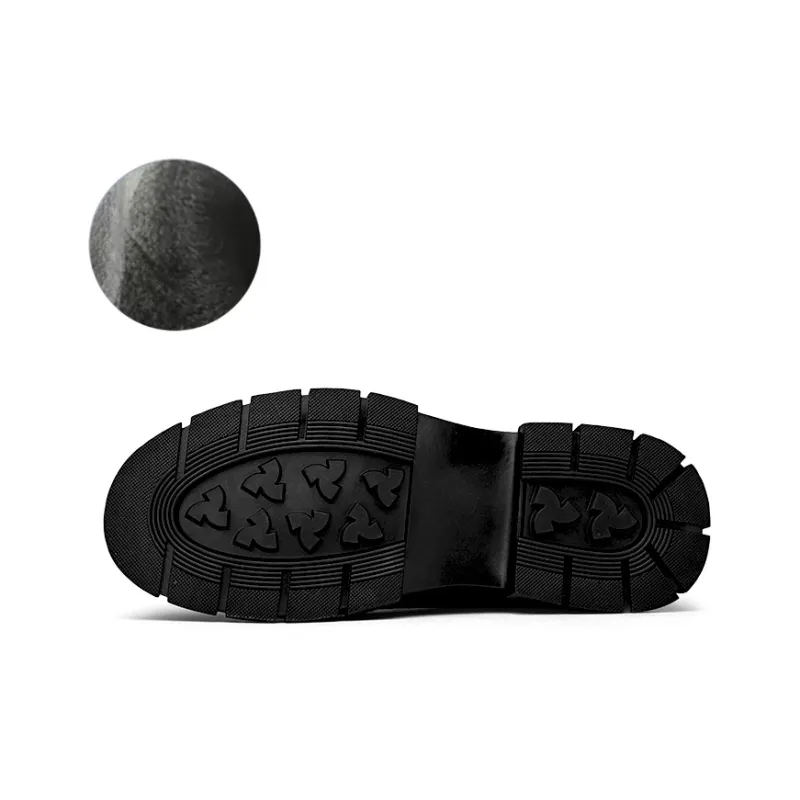 Wen Nai Ankle Boots Men's Black-3