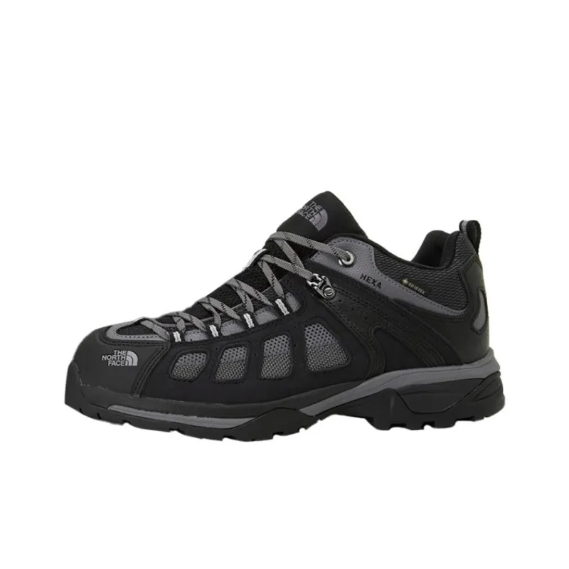 THE NORTH FACE Cushioning Slip Resistant Low Top Hiking Shoes Men's Black-0