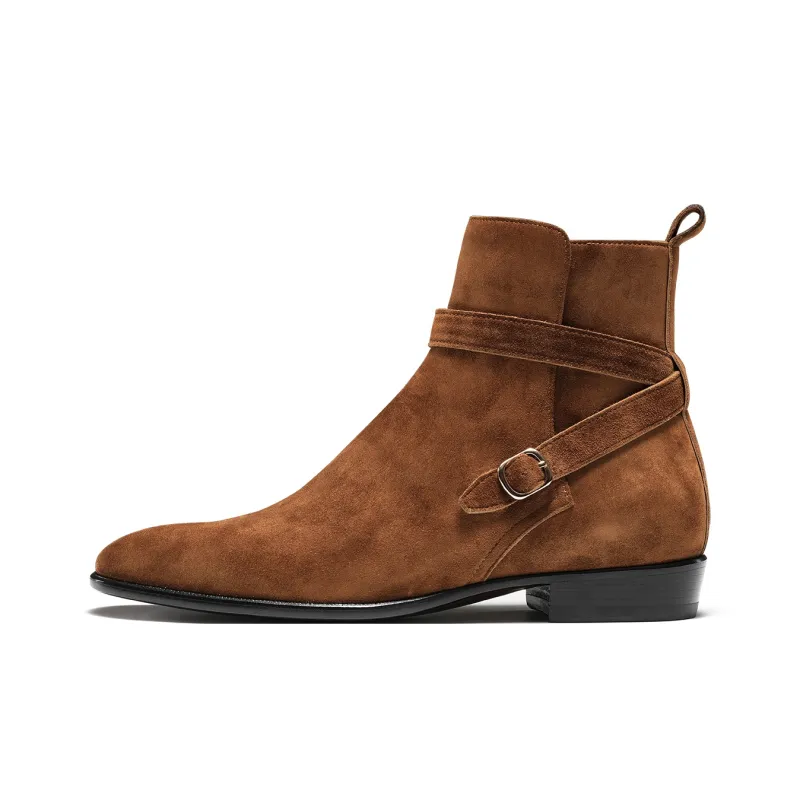 TRUFFAUT Denim Wind Boots Ankle Boots Men's-0
