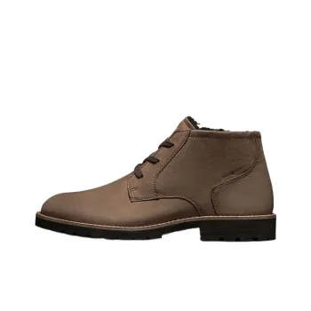 Ecco Justin Collection Ankle-Length Martin Boot Men's Cocoa Brown