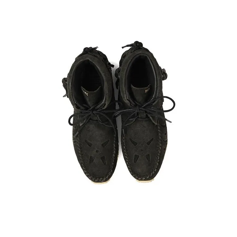 Visvim FBT Bearfoot Perf-Folk 'Black'-3