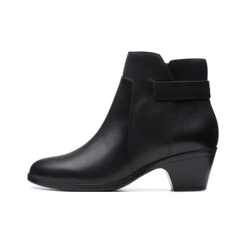 Clarks Emily2 Holly Ankle Boots Women's Black