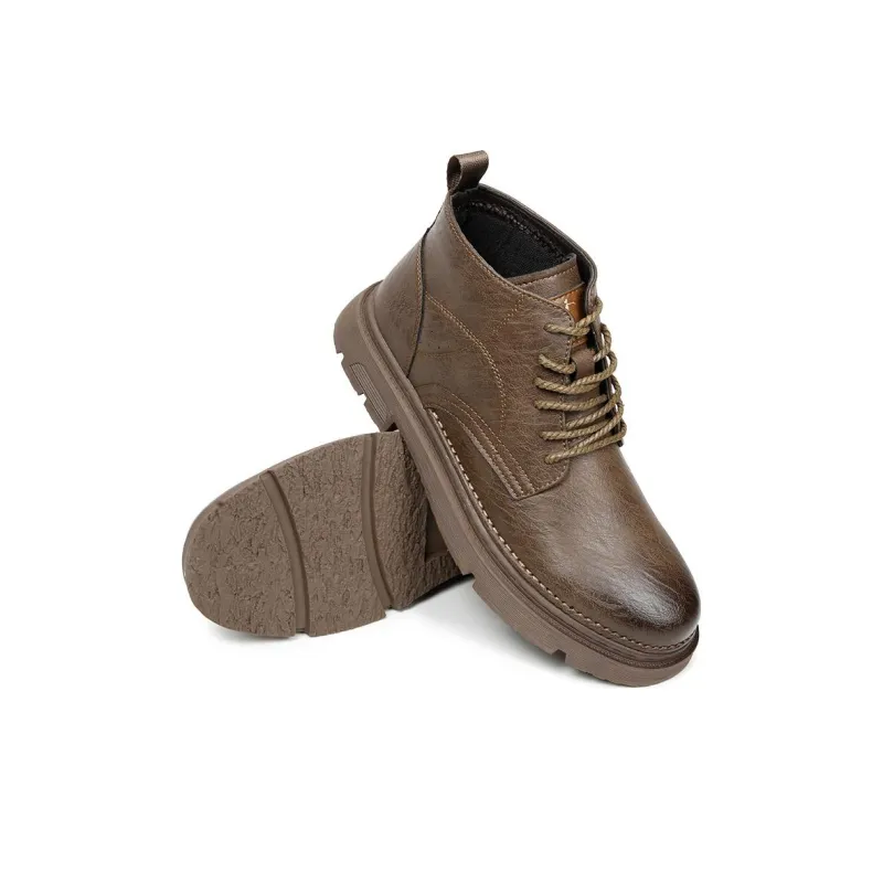 Wit Ankle Boots Men Black/Brown-7