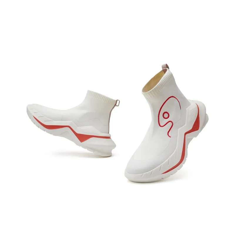 U.IN Painted Travel Shoes-Clarks 4-Color Collection Ankle Boots Unisex-25