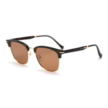 AAJF Plate Frame Oval Sunglasses Unisex