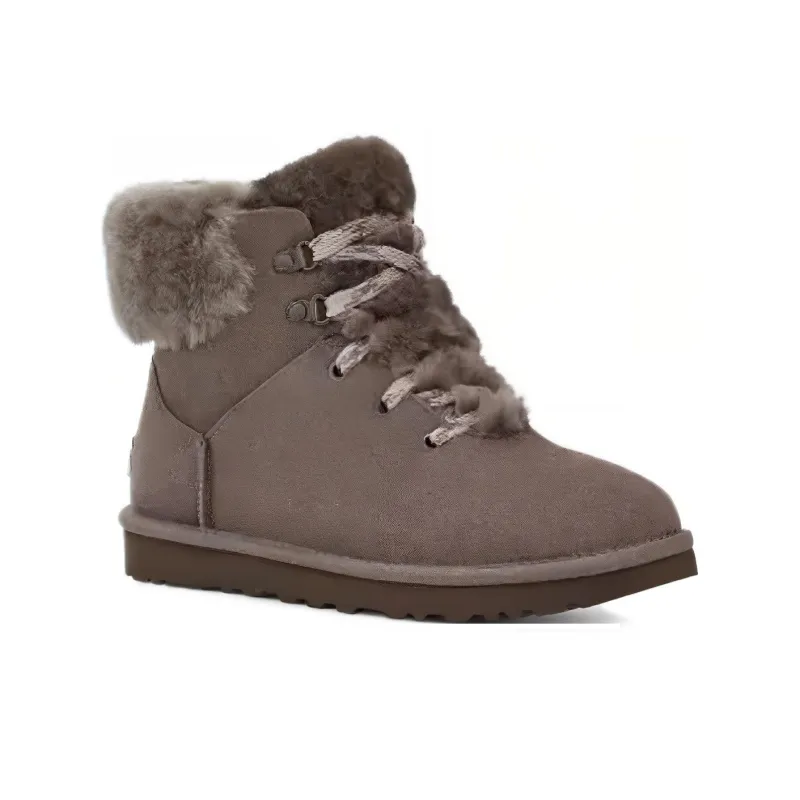 UGG Short Snow Boots Women's Dark Umber-2