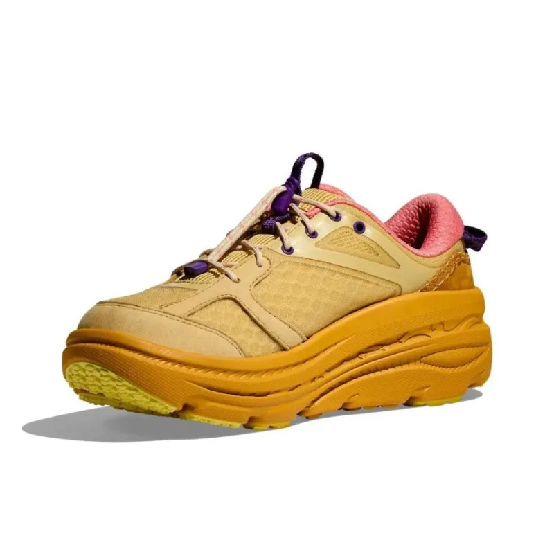 HOKA ONE ONE Bondi B3LS Flaxseed Varsity Yellow-2