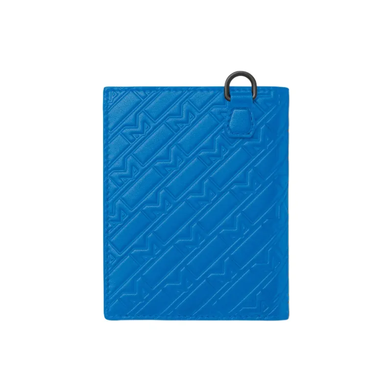 MONTBLANC M_Gram 4810 Cow Leather Wallet Unisex Blue-1