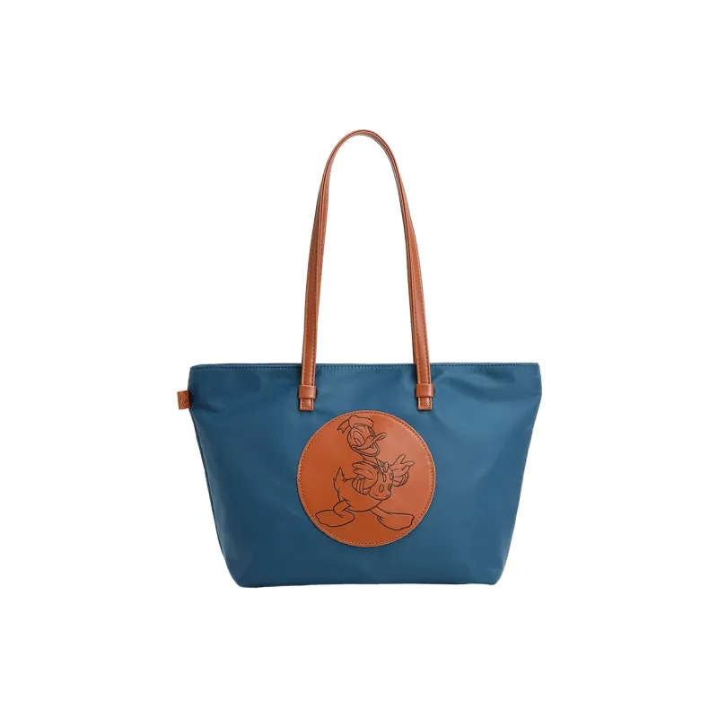 Disney Stitch Series Oxford Tote Bag Handheld Shopping Bag Shoulder Bag Medium Size Women's Multicolor-0