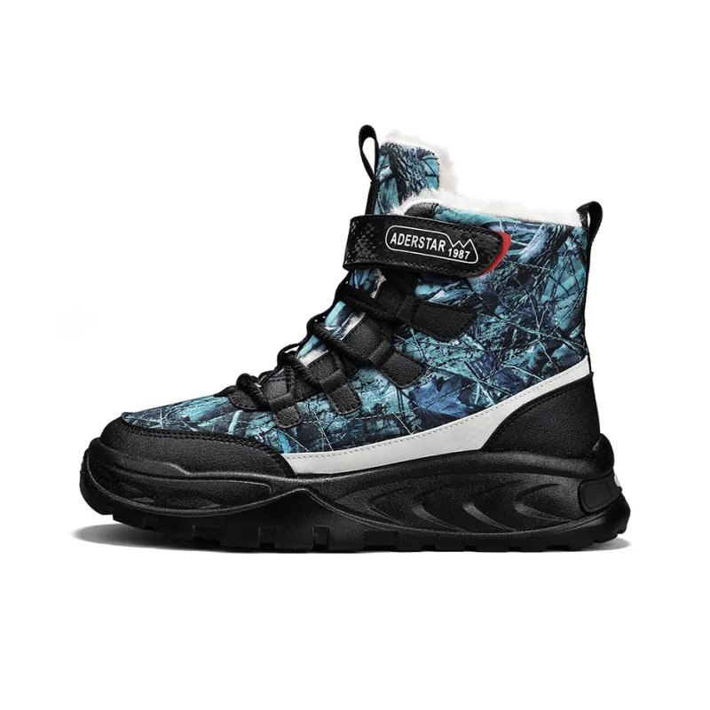 MEXICAN Warm Water Resistant Wear Resistant Slip Resistant Coverage Short Snow Boots Men's-6