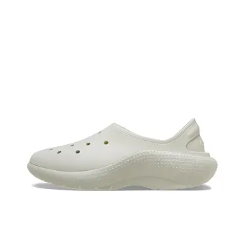 Crocs Anti Slip Wear Resistant Low Top Casual Shoes Unisex Ecru