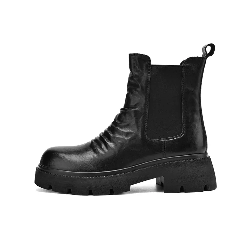 BOERDIQI Short Chelsea Boots 4.8cm Women's-0