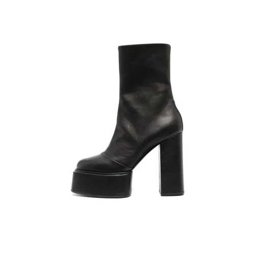 3Juin Logo-debossed Platform Ankle Boots