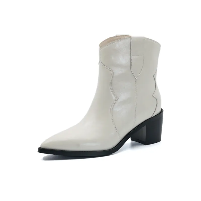 VENTIMONO Cowboy Boots Ankle Boots 5.5cm Women's-7