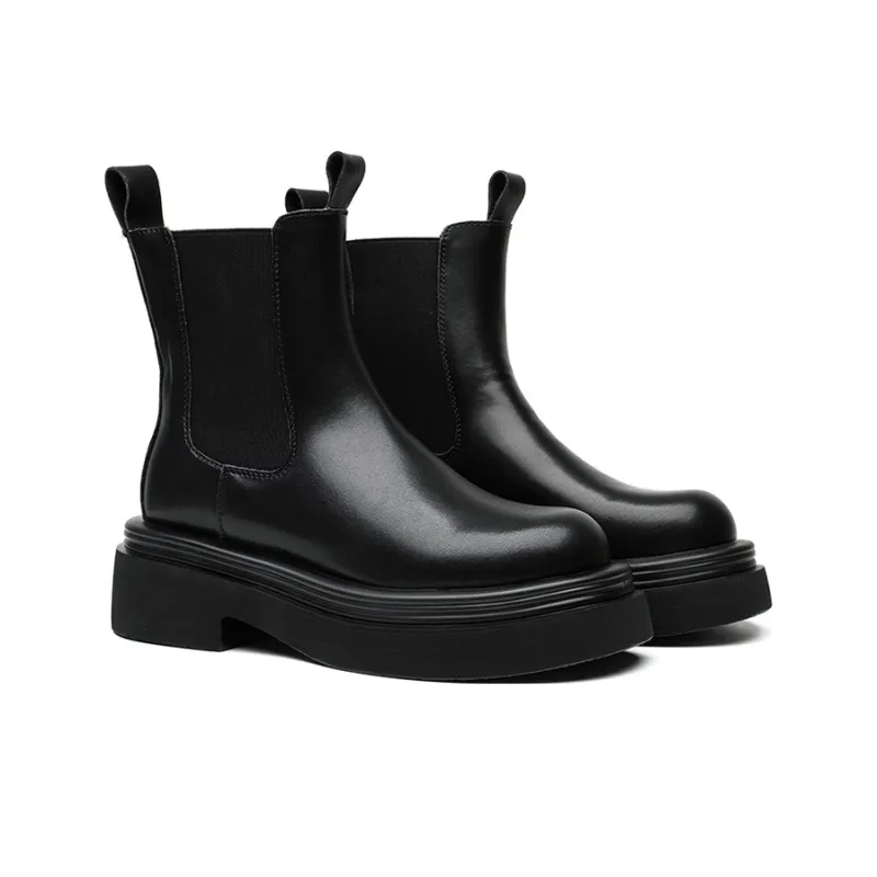 GZZ Crew Chelsea Boots Men's Black-2