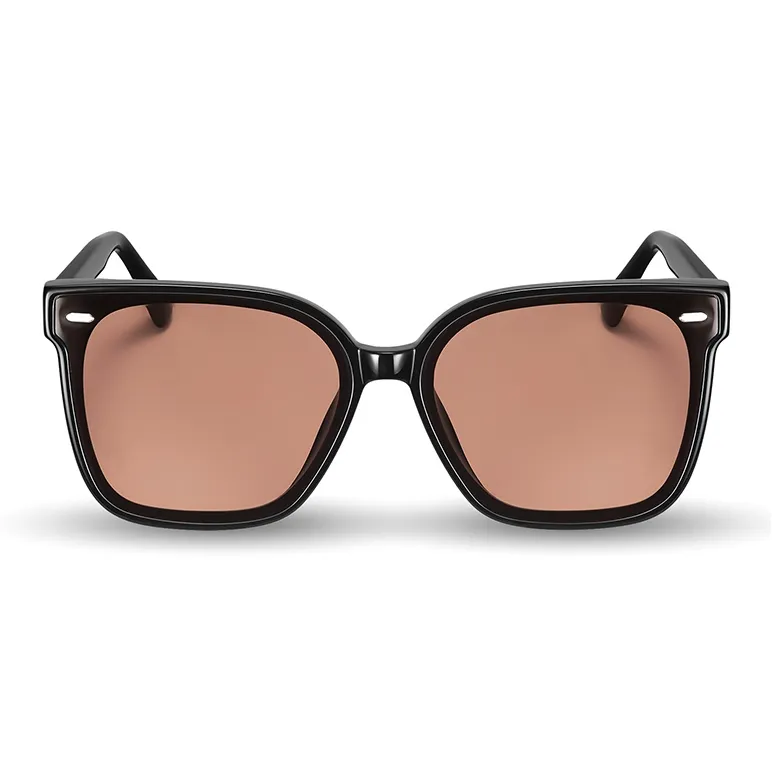 Folli Follie Plate Frame Square Sunglasses Unisex-4