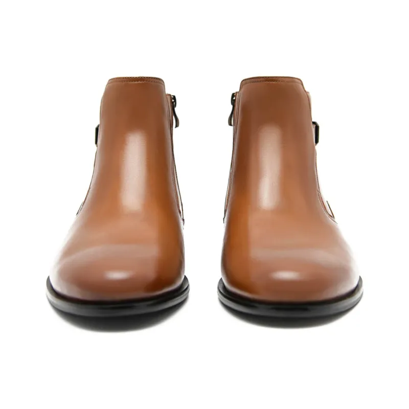 PEDRO Ankle Boots Men Black/Light Umber-5