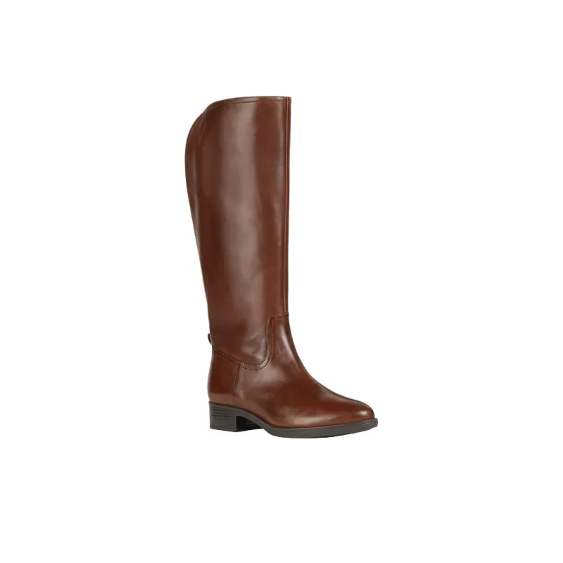 GEOX Felicity Knee-high Boots 3.5cm Women's Brown-1