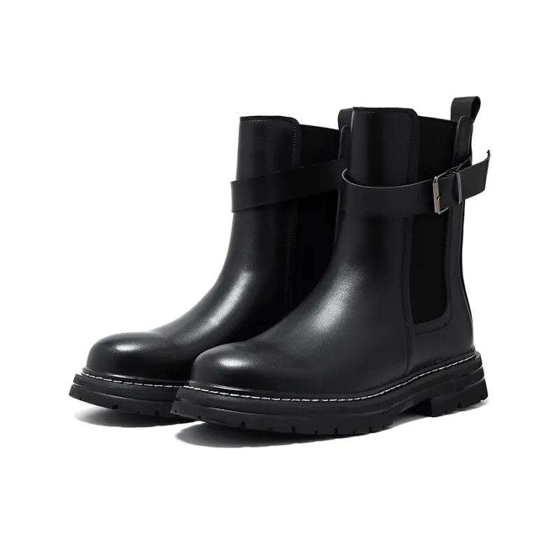 Cachiotti Knee High Chelsea Boots Men's Black-1