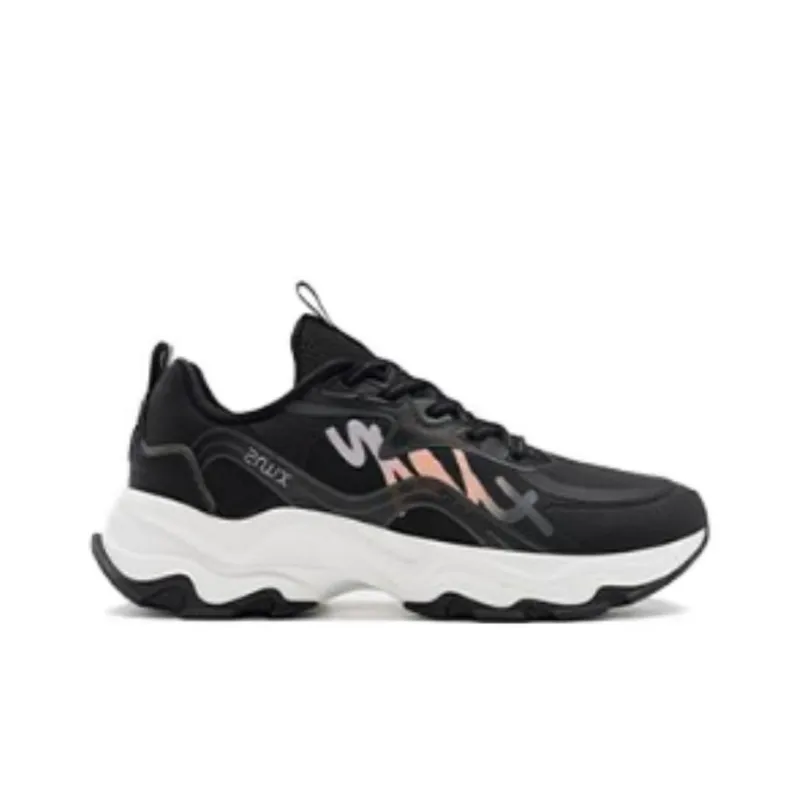 XTEP Man Dance Cushioning Wear Resistant Low Top Running Shoes Women's Black-1