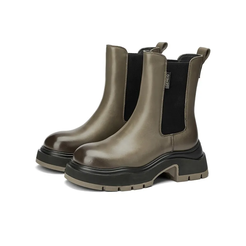 GEMEIQ 15cm Chelsea Boots 6.5cm Women's-5