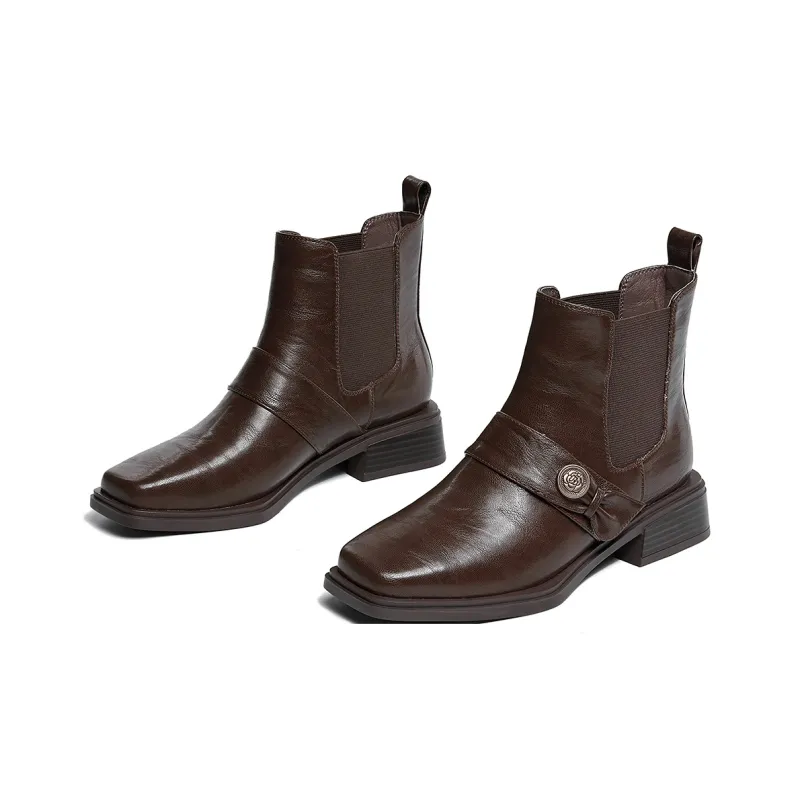 ST&SAT Short Chelsea Boots 3.5CM Women's-8