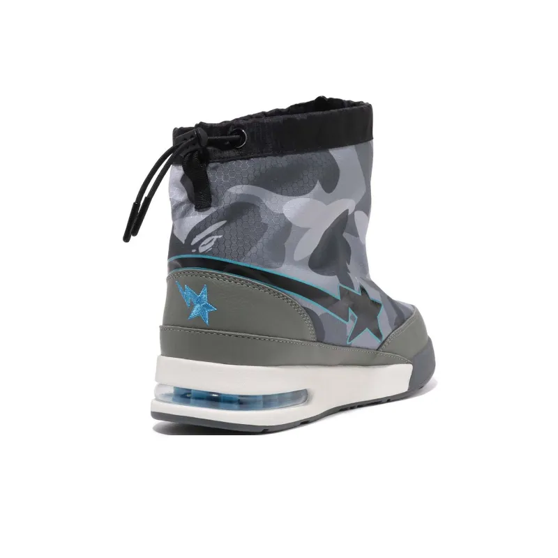 A BATHING APE Bape ZIP ROAD STA Ankle Boots Women's-3