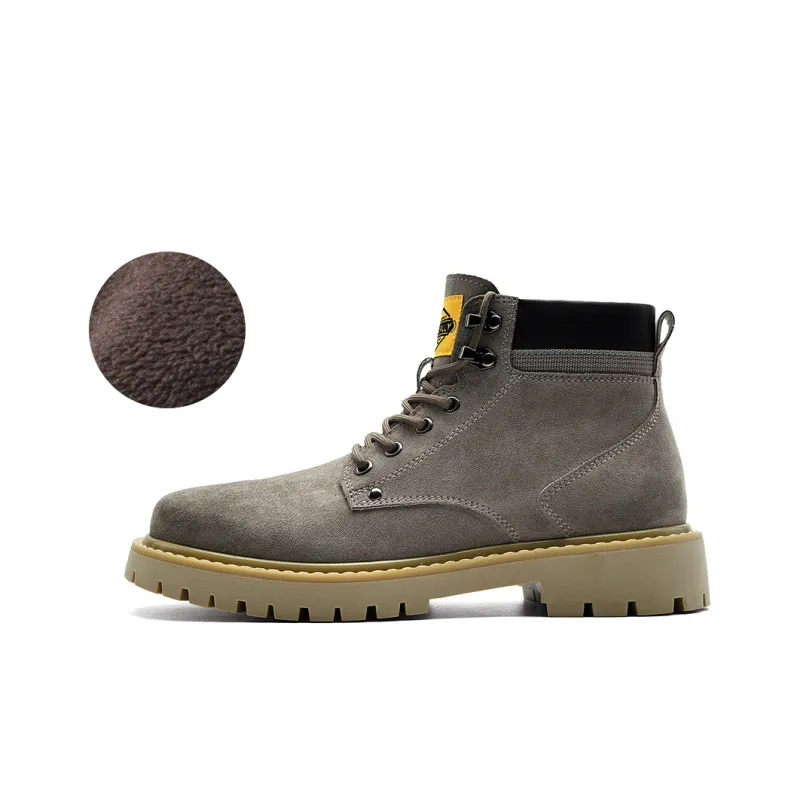 HLA Wear-Resistant Short Outdoor Boots 3.5cm Men's-17